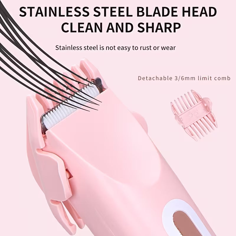 Multi-functional Electric Lady Shaver, Dual Head for Eyebrows, Face, Legs, Underarms, Bikini Area. Wet & Dry Use, Adjustable & USB Rechargeable, Portable Design Ensures Precise & Safe Shaving for Smooth Skin Anytime.