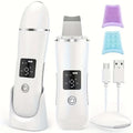 USB Rechargeable Portable Electric Facial Cleansing Brush - High Quality, Digital Display, Essential Tool for Deep Pore Cleansing, Makeup Removal, and Skincare - Suitable for All Skin Types, for At-Home Facial Care, Travel-Friendly Design